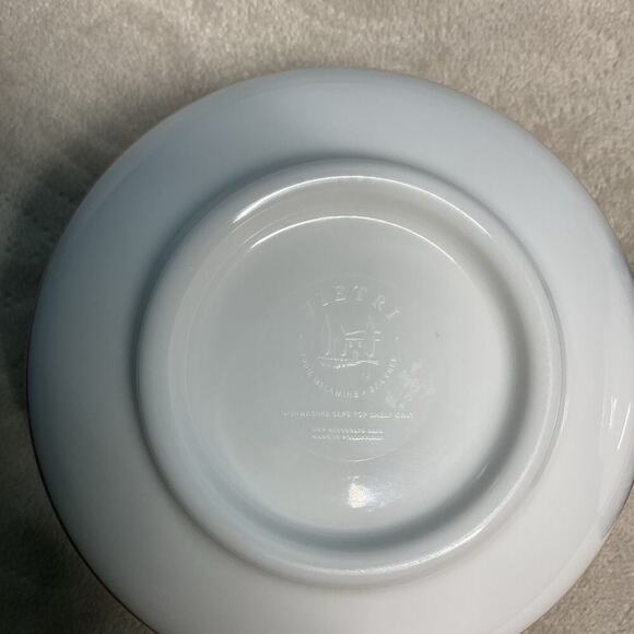 Solimene Vietri Campagna Fish & Plants Cereal Soup Bowl Italy Blue Red White - Picture 3 of 8